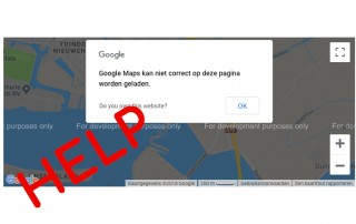 Google-Maps-laadt-niet